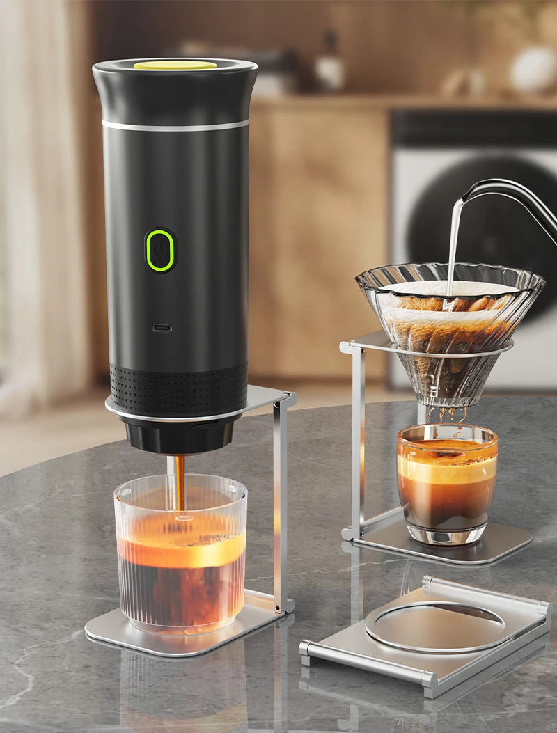 Foldable Coffee Drip Holder Aluminum Alloy Support Stand For Wireless Electric Portable Espresso Coffee Machine